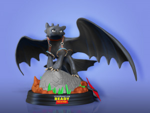 toothless fanart 3D 프린트 모델