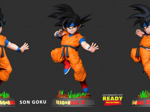 son goku 3D 打印模型