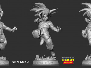 son goku 3D 打印模型