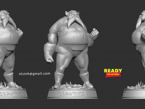 Toppo &ndash; Dragonball-Fanart 3D Druckmodell