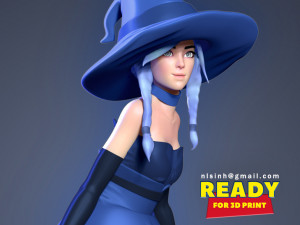 witch 3d Modelo de impresión 3D
