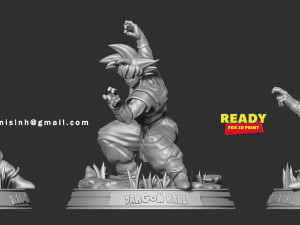Son goku - ready to fight 3D 打印模型