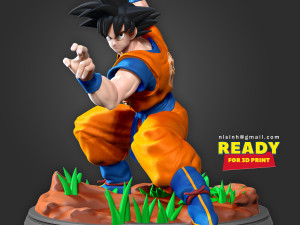 Son goku - ready to fight 3D 打印模型