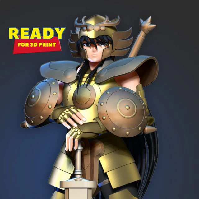 saint seiya 3D Print Model .c4d .max .obj .3ds .fbx .stl .blend 