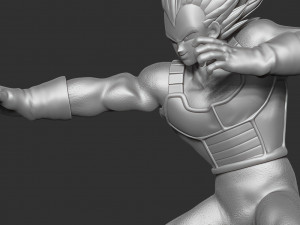 vegeta - ready to fight 3Dプリントモデル