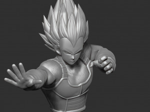vegeta - ready to fight 3Dプリントモデル