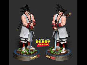 samurai goku 3D Print Model