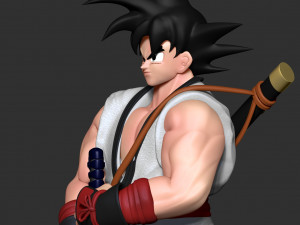 samurai goku 3D Print Model
