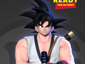 samurai goku 3D Print Model