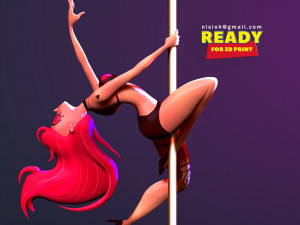 dancer 3Dプリントモデル