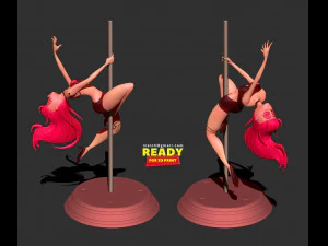 dancer 3D Print Model