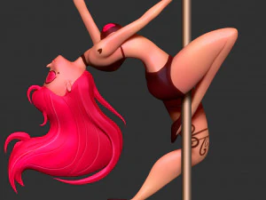 dancer 3D Print Model
