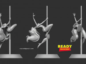dancer 3D Print Model