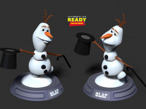 Magician olaf 3D 打印模型