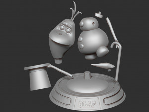 Magician olaf 3D 打印模型
