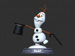 Magician olaf 3D 打印模型