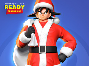 santa goku 3Dプリントモデル