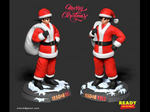 santa goku 3D Print Model