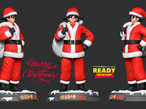 santa goku 3D 프린트 모델