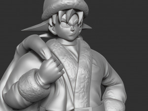 santa goku 3D 프린트 모델