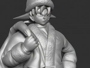 santa goku 3D Print Model