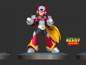 zero - mega man fanart 3D 打印模型