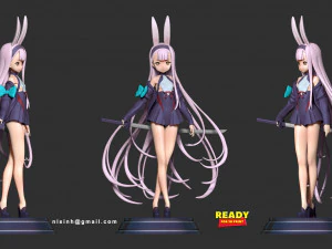 shimakaze fan art 3D Print Model