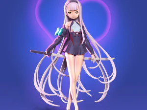 shimakaze fan art 3D Print Model