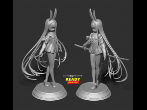 shimakaze fan art Model do druku 3D