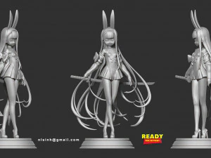 shimakaze fan art 3D Print Model