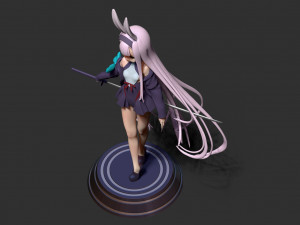 shimakaze fan art Model do druku 3D