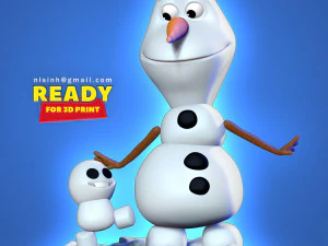 olaf - dondurulmuş 3D Baskı Modeli