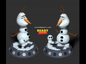 olaf - frozen 3D Print Model