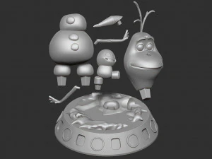olaf - frozen 3D Print Model