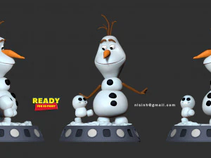 olaf - frozen 3D Print Model