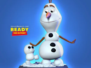 olaf - frozen 3D Print Model