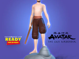 aang - the last airbender fanart 3D Print Model