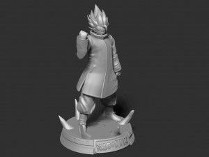 goku in a blue jacket 3D 프린트 모델