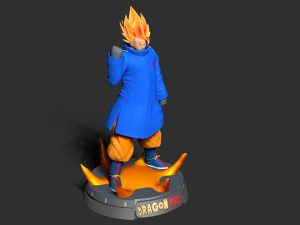 goku in a blue jacket 3D 프린트 모델