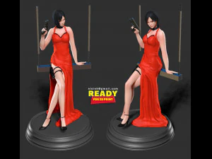 ada wong - fanart 3D Print Model