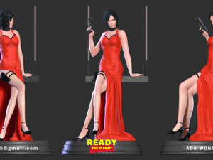 ada wong - fanart 3D Print Model