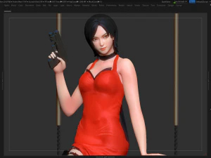 ada wong - fanart 3D Print Model