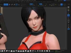 ada wong - fanart 3D Print Model