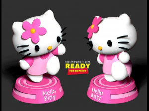 hello kitty 3D Print Model