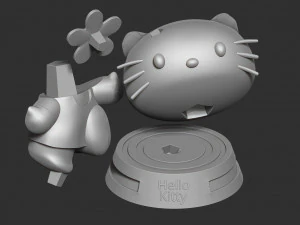 hello kitty 3D Print Model