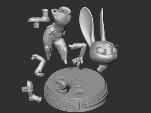judy hoops fanart 3D Print Model