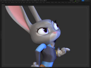 judy hoops fanart 3D Print Model
