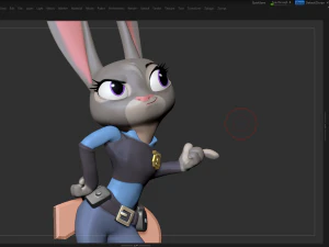 judy hoops fanart 3D Print Model