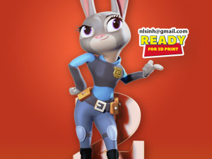 judy hoops fanart Modelo de impresión 3D