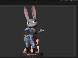 judy hoops fanart Modelo de impresión 3D